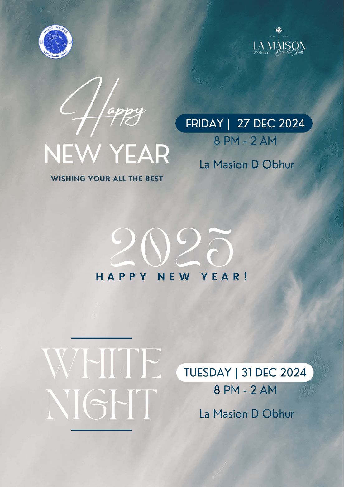 New Year's Eve Nights - Blue Horse 